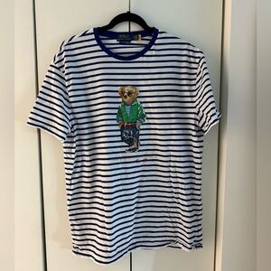 POLO RALPH LAUREN CLASSIC FIT POLO BEAR JERSEY TEE SHIRT MENS SIZE L